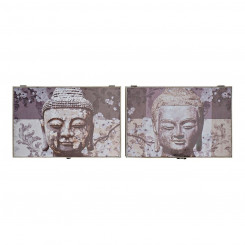 Kate DKD Home Decor 8424001698608 Buddha loendur 46,5 x 6 x 31 cm hall 2 ühikut MDF puit