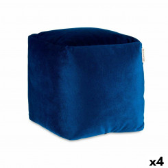 Pouff Velvet Blue 30 x 30 x 30 cm (4 ühikut)