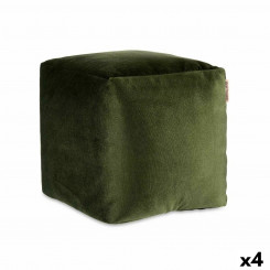 Pouff Velvet Green 30 x 30 x 30 cm (4 ühikut)