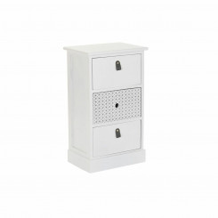 Chest of drawers DKD Home Decor Grey White Paolownia wood (36 x 25 x 62 cm)