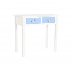 Console DKD Home Decor Brown Rope White Sky blue Navy Blue MDF Wood (80 x 40 x 75 cm)