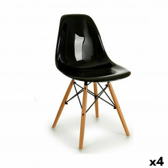 Обеденный стул Kirk Black 53 x 82 x 47 см (4 шт.)
