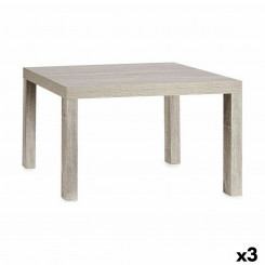Side table Grey Wood 50 x 45 x 79 cm (3 Units)