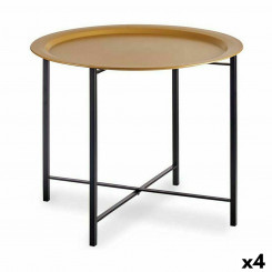 Приставной столик Black Golden Metal 62 x 48,5 x 62 см (4 шт.)