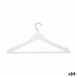 Набор вешалок для одежды белые пластиковые 44 х 21 х 1,3 см (24 шт.)