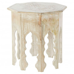 Side table DKD Home Decor 49 x 49 x 53,5 cm Wood Brown Plastic Mango wood