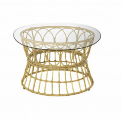 Side table DKD Home Decor Crystal Brown 60 x 50 x 60 cm (60 x 50 x 60 cm)