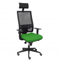 Office Chair with Headrest Horna P&C SBALI15 Green