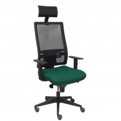 Office Chair with Headrest Horna P&C BALI426 Dark green