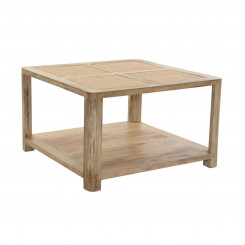 Side table DKD Home Decor 76 x 76 x 45 cm Light brown Mango wood