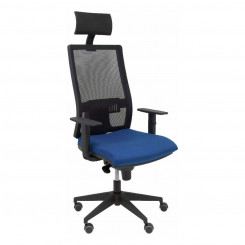 Office Chair with Headrest Horna  P&C BALI200 Navy Blue