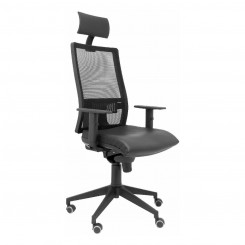 Офисный стул с подголовником Horna P&C 10SSPNE Черный