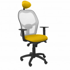 Офисный стул с подголовником Jorquera P&C ALI100C Желтый