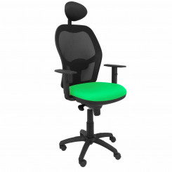 Office Chair with Headrest Jorquera P&C BALI15C Green