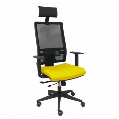 Офисный стул с подголовником P&C Horna Traslack bali Yellow