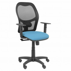 Office Chair P&C Alocén bali With armrests Light Blue