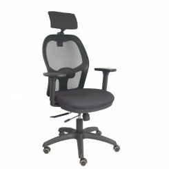 Office Chair with Headrest P&C B3DRPCR Dark grey