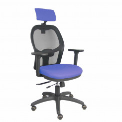 Офисный стул с подголовником P&C B3DRPCR Голубой