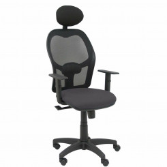 Office Chair with Headrest P&C B10CRNC Dark grey