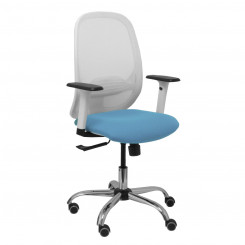 Office Chair P&C 354CRRP White Light Blue