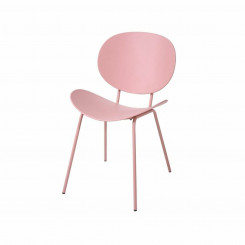 Chair DKD Home Decor 50 x 55 x 79,5 cm Pink Metal Plastic polypropylene