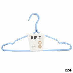Set of Clothes Hangers Metal Silicone 40 x 21 x 0,5 cm (24 Units)
