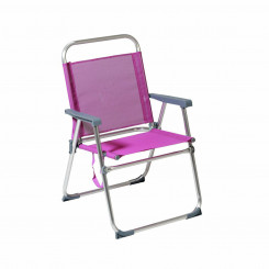 Пляжный стул, фиолетовый алюминий, 22 мм (52 x 56 x 80 см)