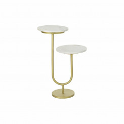 Приставной столик DKD Home Decor Золотой Металл Мрамор (45 х 27 х 63 см)