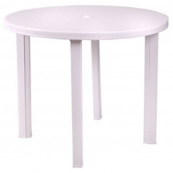 Table White Exterior Circular