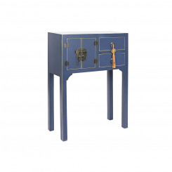 Мебель для особых случаев DKD Домашний декор Пихта синяя золотистая МДФ Дерево 63 x 26 x 83 см