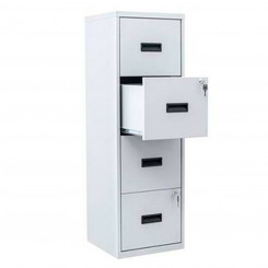 Chest of drawers Bisley Refillable storage binder 125 x 40 x 40 cm Grey Metal