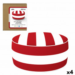 Inflatable Puff Aktive Striped 53 x 23 x 53 cm Colonial (4 Units)