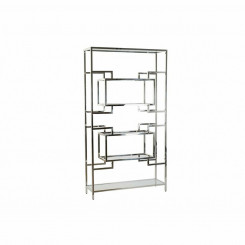 Shelves DKD Home Decor Crystal Silver Steel 5 Shelves (100 x 29 x 180,5 cm)