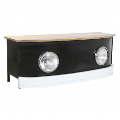 Centre Table DKD Home Decor Black 120 x 45 x 45 cm Aluminium Iron Mango wood