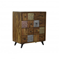 Chest of drawers DKD Home Decor Brown Copper Golden Silver Metal Acacia Modern 87 x 47 x 101 cm