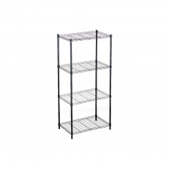 Shelves 56 x 35 x 120 cm Black Metal Plastic
