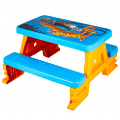 Piknikulaud Hot Wheels Blue Orange Plastic 69 x 42 x 79 cm