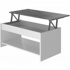 Журнальный столик с подъемным верхом Белый/Серый 50 см