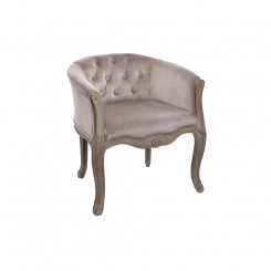 Кресло DKD Home Decor Светло-Розовое Каучуковое дерево 62 x 58 x 69 см