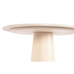 Приставной столик Home ESPRIT Белый Бежевый Светло-коричневый Металл Керамика 40 x 40 x 72 см