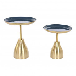 Набор из 2-х столов Home ESPRIT Blue Golden 40,5 x 40,5 x 48 см