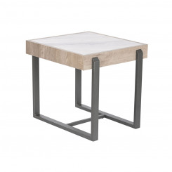 Приставной столик Home ESPRIT White Grey Natural Metal 50 x 50 x 50 см