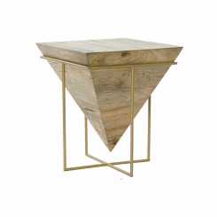 Приставной столик DKD Home Decor Металл Дерево Манго (40 х 40 х 45 см)