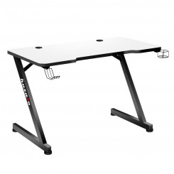 Desk Huzaro Hero 2.5 White Black Aluminium 120 x 60 cm