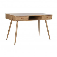 Desk DKD Home Decor Natural Metal MDF Wood 120 x 60 x 76 cm