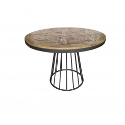 Стол обеденный Home ESPRIT Natural Wood Metal 110 x 110 x 78 см