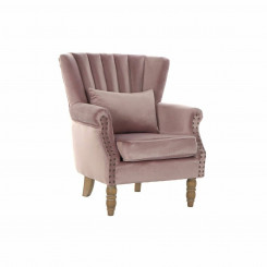 Кресло DKD Home Decor 73 x 70 x 87 cm Розовый древесина каучукового дерева