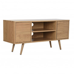 TV furniture DKD Home Decor Natural Metal Wood MDF 120 x 40 x 57 cm