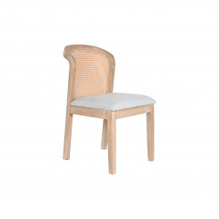 Dining chair DKD Home Decor Spruce Polyester Light gray (46 x 61 x 86 cm)