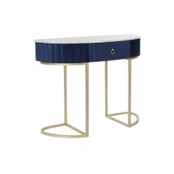 Настенный столик DKD Home Decor Синий Белое Золото Металл 100 x 40 x 76 см